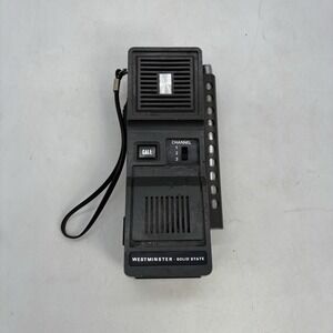 Westminster Solid State Hand Held Walkie Talkie Model 390 Ohmiya May 1975 Works